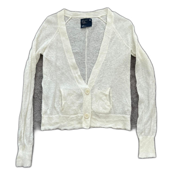 American Eagle cream cardigan lightweight - Picture 3 of 7